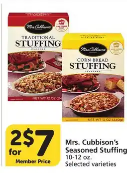 Albertsons Mrs. Cubbison's Seasoned Stuffing offer