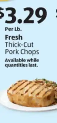 Aldi Fresh Thick-Cut Pork Chops offer
