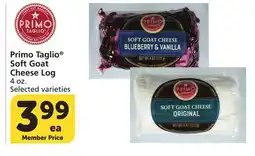 Albertsons Primo Taglio Soft Goat Cheese Log offer