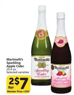 Albertsons Martinelli's Sparkling Apple Cider offer