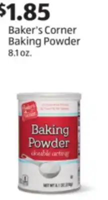 Aldi Baker's Corner Baking Powder offer