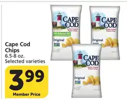Albertsons Cape Cod Chips offer