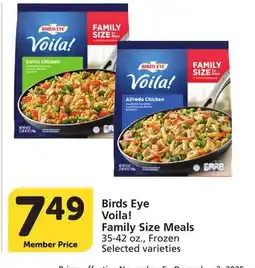 Albertsons Birds Eye Voila! Family Size Meals offer