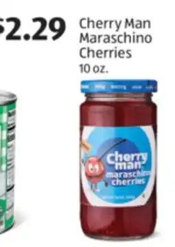 Aldi Cherry Man Maraschino Cherries offer