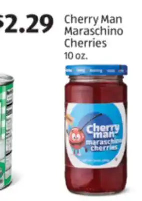 Aldi Cherry Man Maraschino Cherries offer