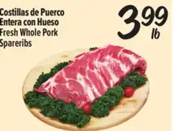 El Super Fresh Fresh Whole Pork Spareribs offer