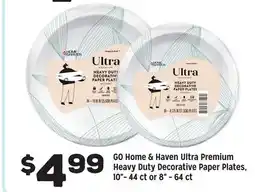 Grocery Outlet GO Home & Haven Ultra Premium Heavy Duty Decorative Paper Plates offer