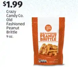Aldi Crazy Candy Co. Old Fashioned Peanut Brittle offer
