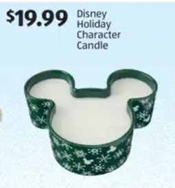 Aldi Disney Holiday Character Candle offer
