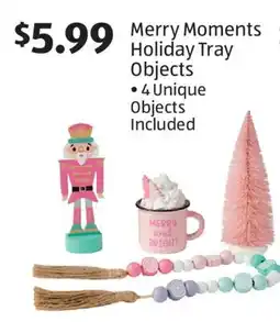 Aldi Merry Moments Holiday Tray Objects offer