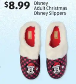 Aldi Disney Adult Christmas Disney Slippers offer