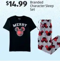 Aldi Branded Character Sleep Set offer