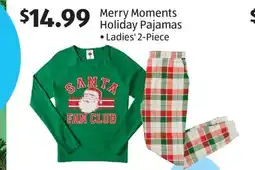 Aldi Merry Moments Holiday Pajamas offer