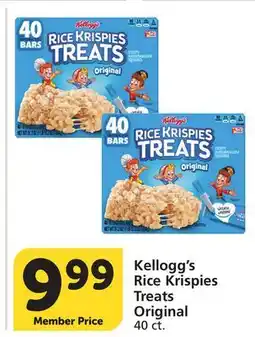 Albertsons Kellogg's Rice Krispies Treats Original offer