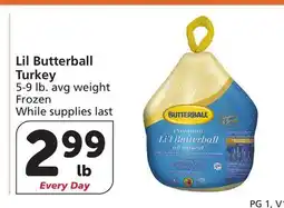 Albertsons Lil Butterball Turkey offer