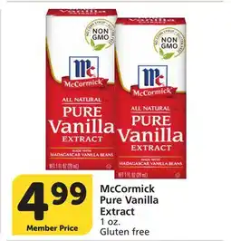 Albertsons McCormick Pure Vanilla Extract offer