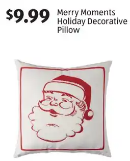 Aldi Merry Moments Holiday Decorative Pillow offer