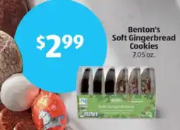 Aldi Benton's Soft Gingerbread Cookies offer