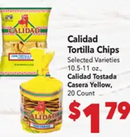 Vallarta Supermarkets Calidad Tortilla Chips offer