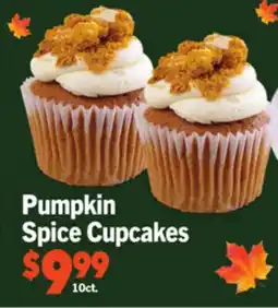 Vallarta Supermarkets Pumpkin Spice Cupcakes offer