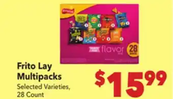 Vallarta Supermarkets Frito Lay Multipacks offer