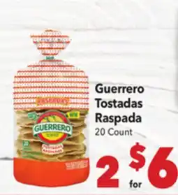 Vallarta Supermarkets Guerrero Tostadas Raspada offer