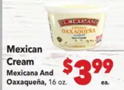 Vallarta Supermarkets Mexican Cream offer