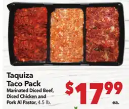 Vallarta Supermarkets Taquiza Taco Pack offer