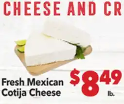 Vallarta Supermarkets Fresh Mexican Cotija Cheese offer
