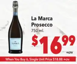 Vallarta Supermarkets La Marca Prosecco offer