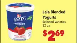 Vallarta Supermarkets Lala Blended Yogurts offer