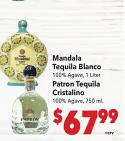 Vallarta Supermarkets Mandala Tequila Blanco offer
