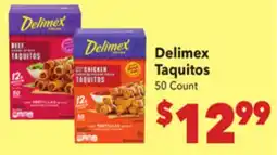Vallarta Supermarkets Delimex Taquitos offer