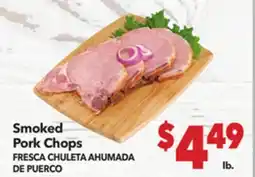 Vallarta Supermarkets Smoked Pork Chops / FRESCA CHULETA AHUMADA DE PUERCO offer