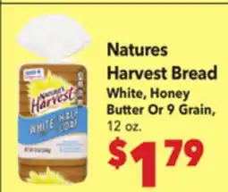 Vallarta Supermarkets Natures Harvest Bread offer