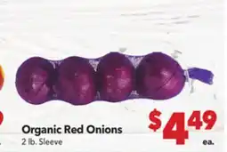Vallarta Supermarkets Organic Red Onions offer