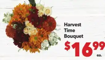 Vallarta Supermarkets Harvest Time Bouquet offer