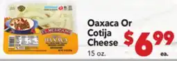 Vallarta Supermarkets Oaxaca Or Cotija Cheese offer