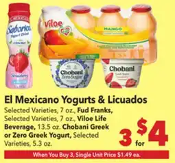 Vallarta Supermarkets El Mexicano Yogurts & Licuados offer