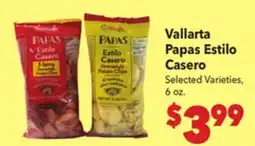 Vallarta Supermarkets Vallarta Papas Estilo Casero offer
