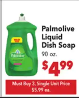 Vallarta Supermarkets Palmolive Liquid Dish Soap offer