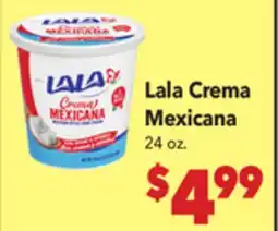Vallarta Supermarkets Lala Crema Mexicana offer