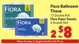 Vallarta Supermarkets Fiora Bathroom Tissue offer