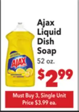 Vallarta Supermarkets Ajax Liquid Dish Soap offer