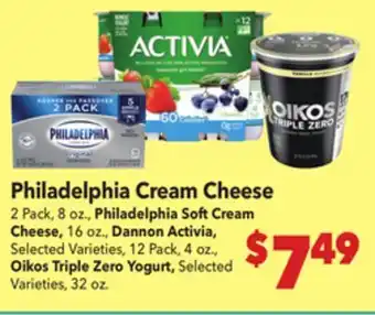 Vallarta Supermarkets Philadelphia Cream Cheese offer