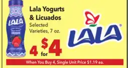 Vallarta Supermarkets Lala Yogurts & Licuados offer
