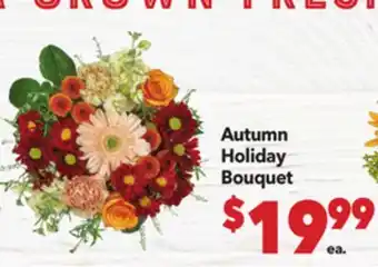 Vallarta Supermarkets Autumn Holiday Bouquet offer