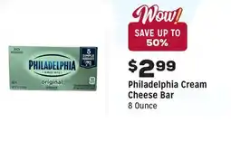 Grocery Outlet Cream Cheese Bar offer