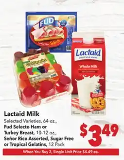 Vallarta Supermarkets Lactaid Milk offer