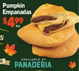 Vallarta Supermarkets Pumpkin Empanadas offer
